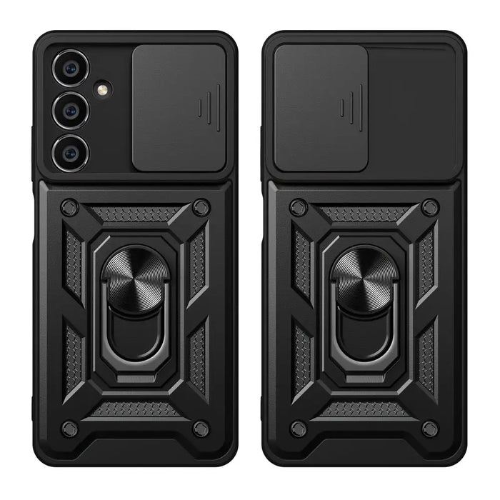 Hybrid Armor Camshield case for Samsung M54 with camera cover - black - Cell phone cases and covers<<<HurtelXML