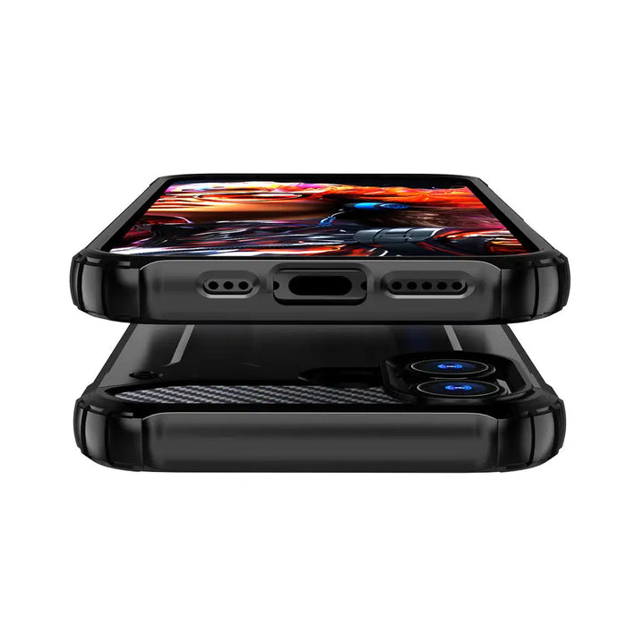 Hybrid Armor case for iPhone 17 - black - Cell phone cases and covers<<<HurtelXML