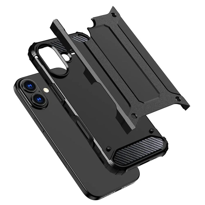 Hybrid Armor case for iPhone 17 - black - Cell phone cases and covers<<<HurtelXML