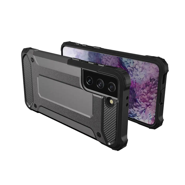 Hybrid Armor case for Samsung Galaxy S23 Ultra armored hybrid cover black - Cell phone cases and covers<<<HurtelXML