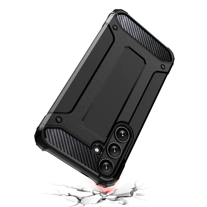 Hybrid Armor case for Samsung Galaxy S24 armored - black - Cell phone cases and covers<<<HurtelXML