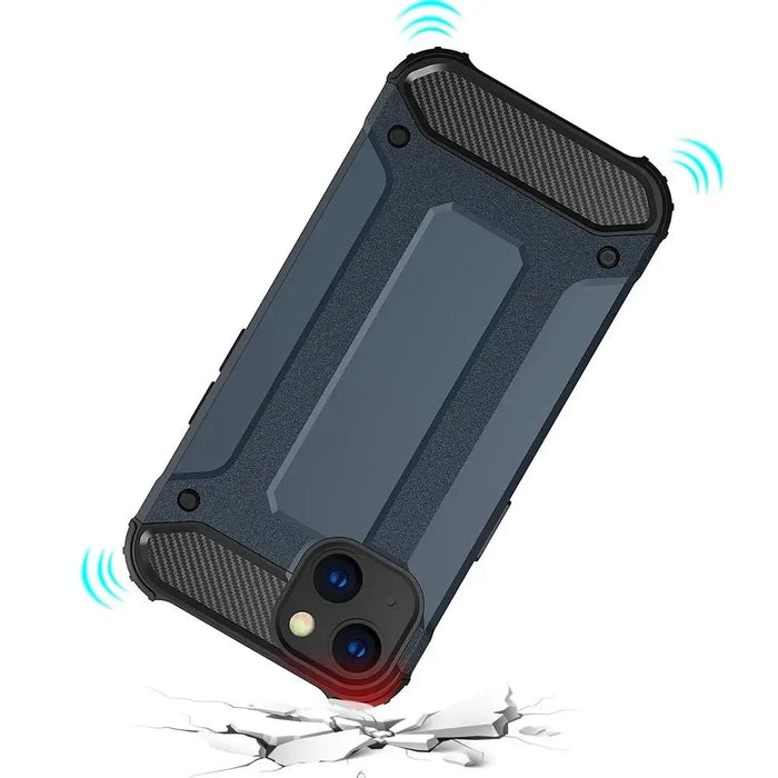 Hybrid Armor case iPhone 14 armored hybrid case black - Cell phone cases and covers<<<HurtelXML