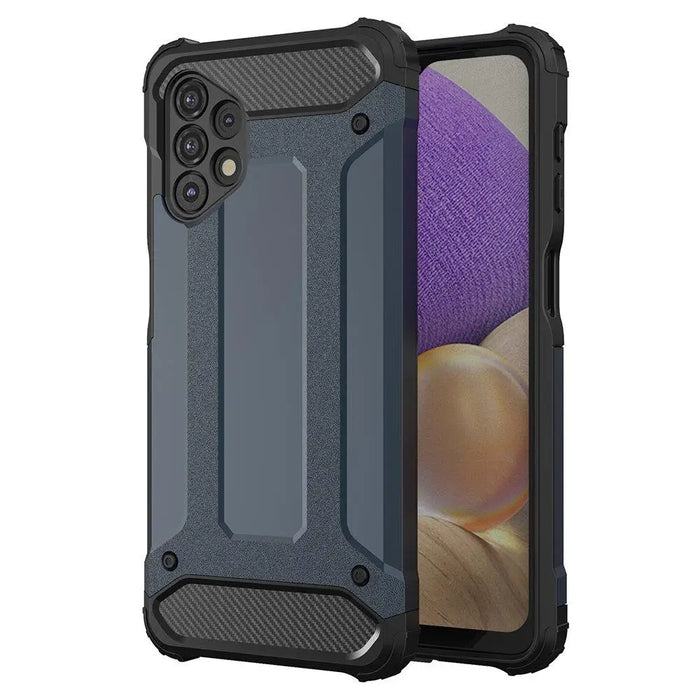 Hybrid Armor Case Tough Rugged Cover for Samsung Galaxy A53 5G blue - Cell phone cases and covers<<<HurtelXML