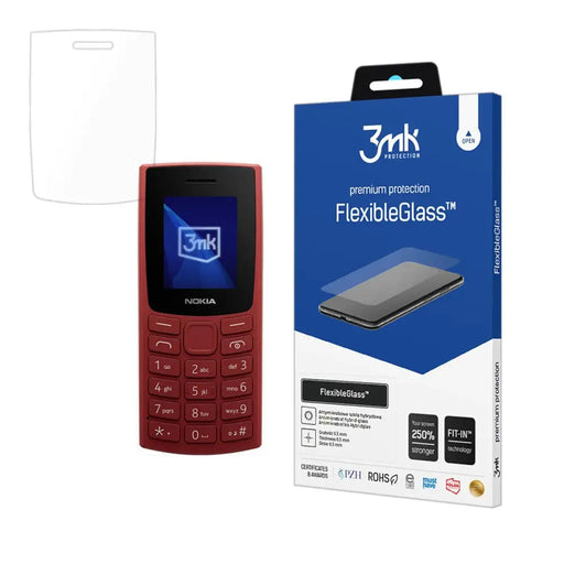 Hybrid glass 3mk FlexibleGlass for Nokia 105 4G (2023) - Cell phone tempered glass<<<HurtelXML