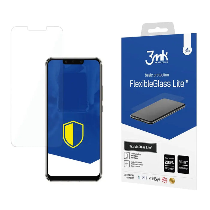 Hybrid glass 3mk FlexibleGlass Lite™ for Huawei Mate 20 Lite - Cell phone tempered glass<<<HurtelXML
