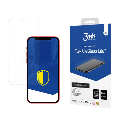 Hybrid glass 3mk FlexibleGlass Lite™ for iPhone 12 mini - Cell phone tempered glass<<<HurtelXML