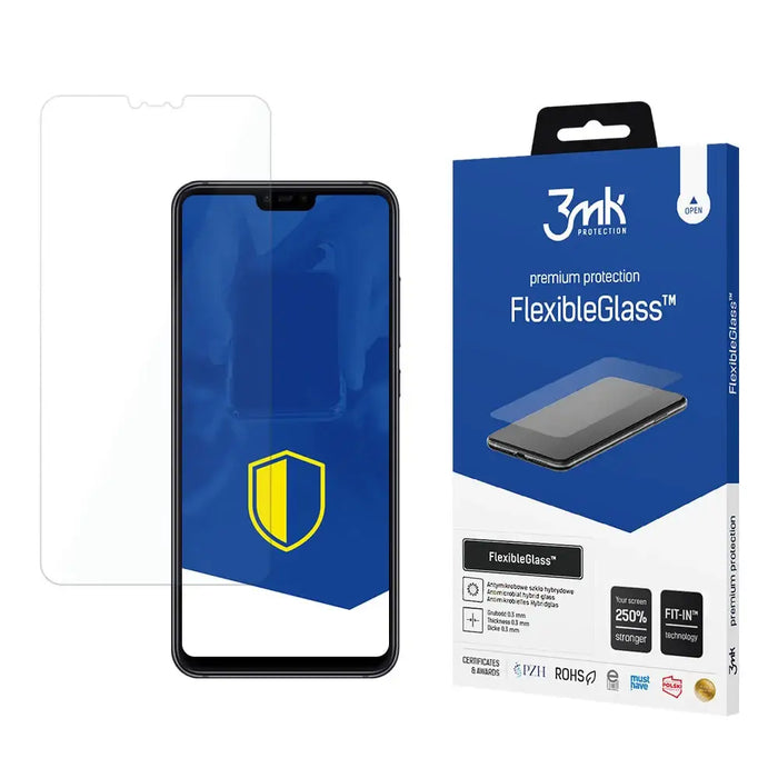 Hybrid glass 3mk FlexibleGlass™ on Xiaomi Mi8 Lite Global - Cell phone tempered glass<<<HurtelXML