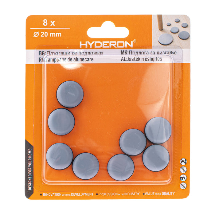 EASY SLIDING PAD IN BLISTER 8PCS. HYDERON EG-20