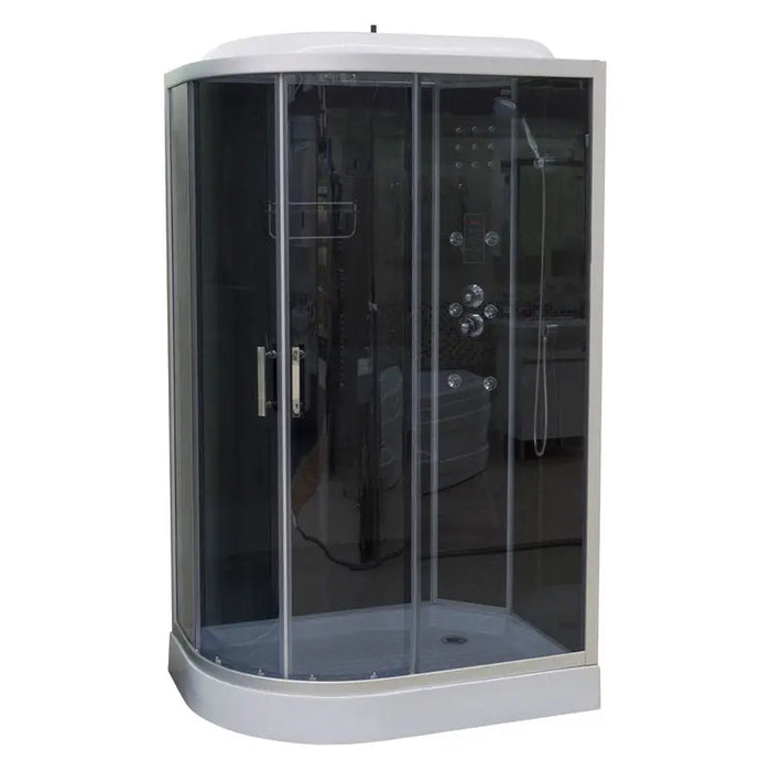 HYDROMASSAGE SHOWER CABIN 80X120 INTER CERAMIC 876R - Хидромасажни парни и сауна кабини<<<Душкабини и