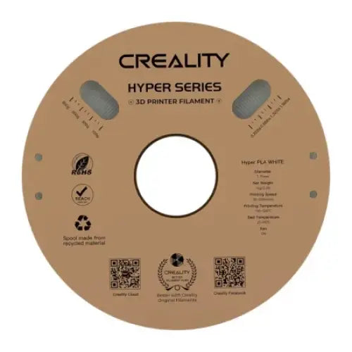 Hyper PLA Filament Creality (White) - Filaments<<<3D Printing<<<Creative Technologies<<<InnproXML
