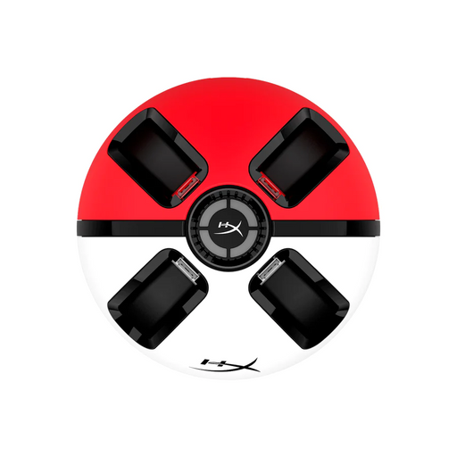 HyperX ChargePlay Quad 2 Docking Station for Nintendo Switch Joy-Con Controllers White/Red - Геймърски