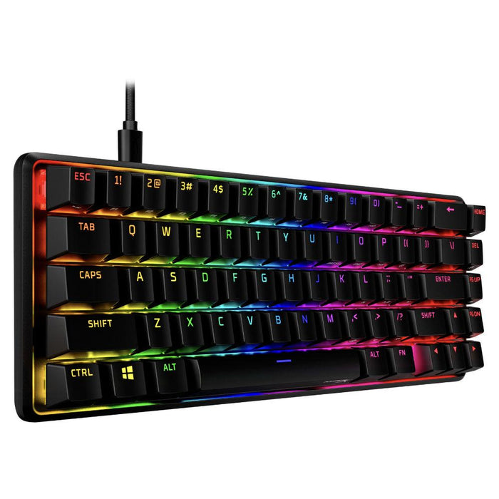 HyperX Alloy Origins 65 Gaming Mechanical Keyboard, HyperX Aqua Switches, Black
