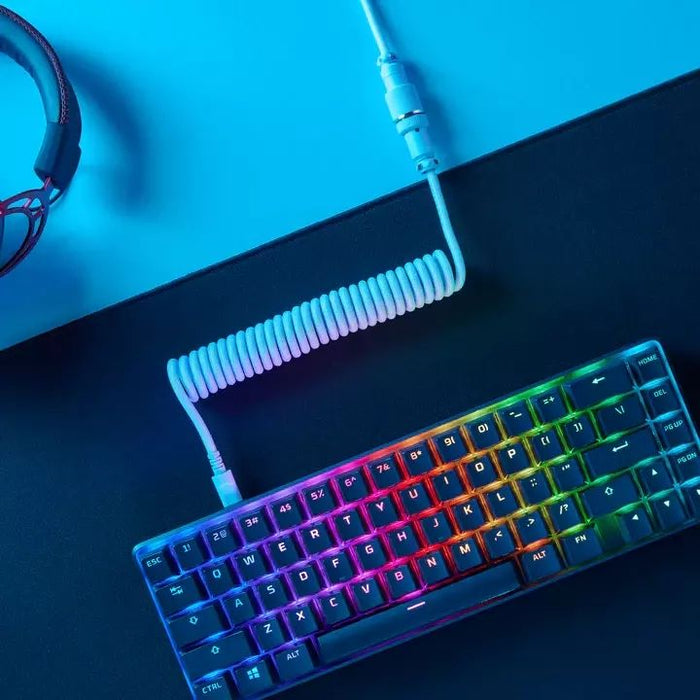 Keyboard cable HyperX Coiled Cable USB-C Light Blue-White