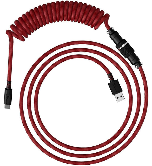 Keyboard cable HyperX Coiled Cable USB-C Red-Black