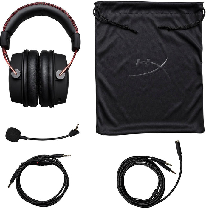 HyperX Cloud Alpha Gaming Headset, Black/Red