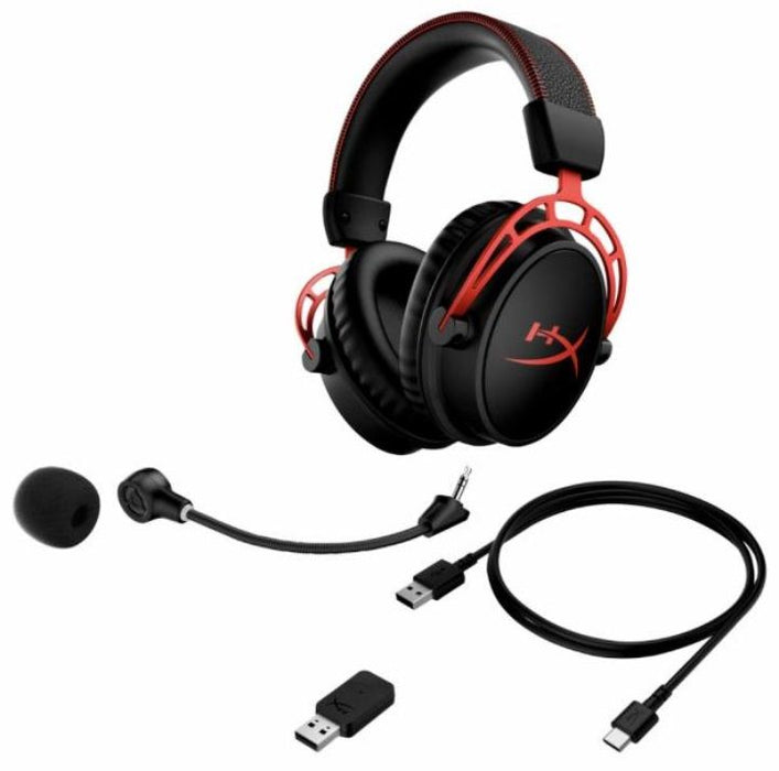 HyperX Cloud Alpha Wireless Gaming Headset, Black/Red