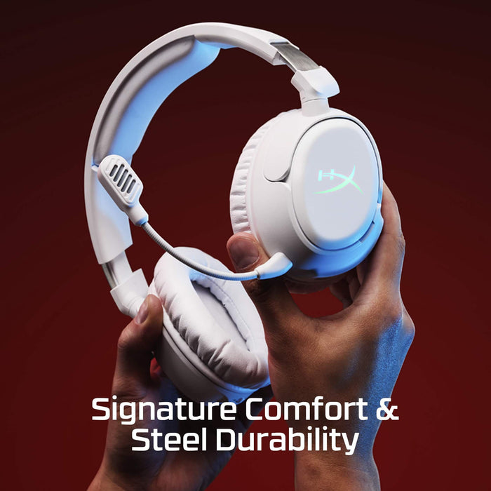 Headphones HYPERX CLOUD FLIGHT 2 WHITE B5VC5AA Customizable RGB