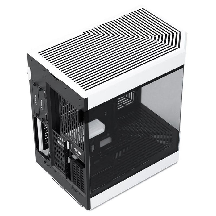 HYTE Y60 Tempered Glass Case, Mid-Tower, White and Black