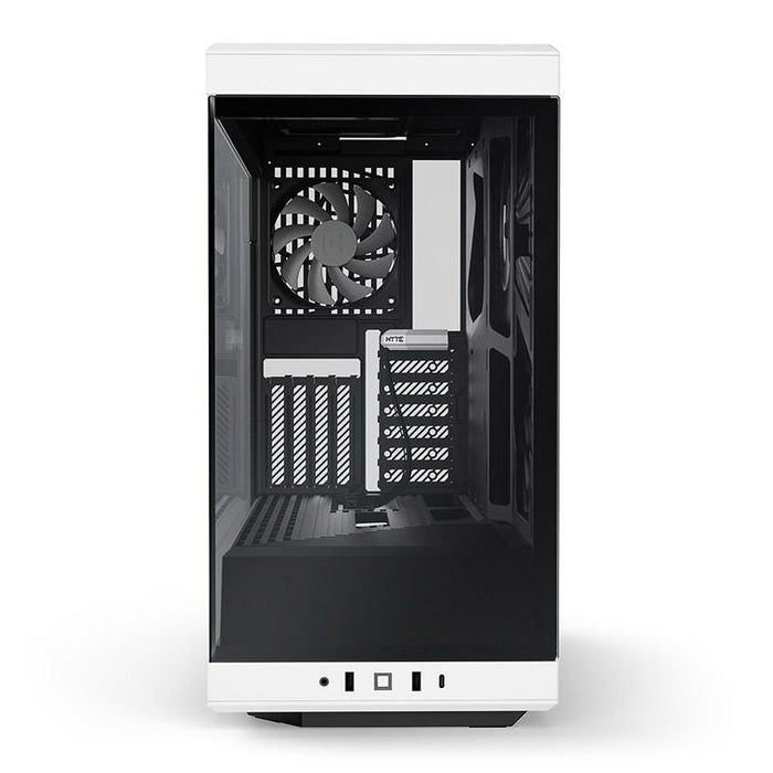 HYTE Y40 Tempered Glass Case, Mid-Tower, White and Black