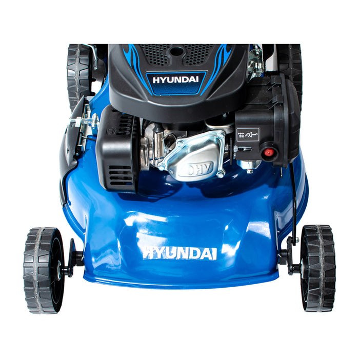 MOTORIZED SELF-PROPELLED MOWER HYUNDAI HYM 46SP 175.0 cm3, 3.75 HP, MOWING WIDTH 46.00 cm, SELF-PROPELLED FUNCTION