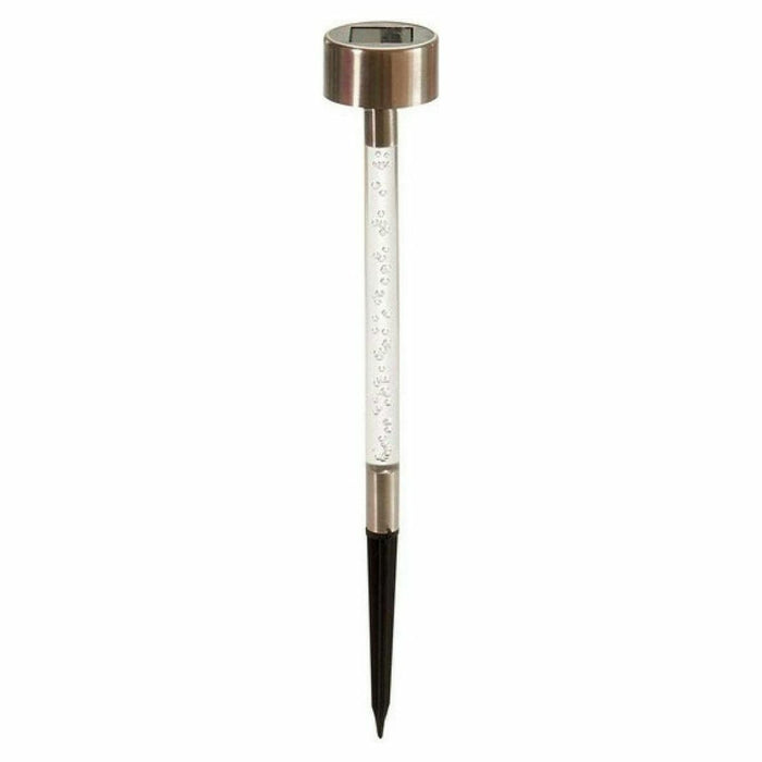 Solar lamp Ibergarden Transparent Silver Marker (24 Units)