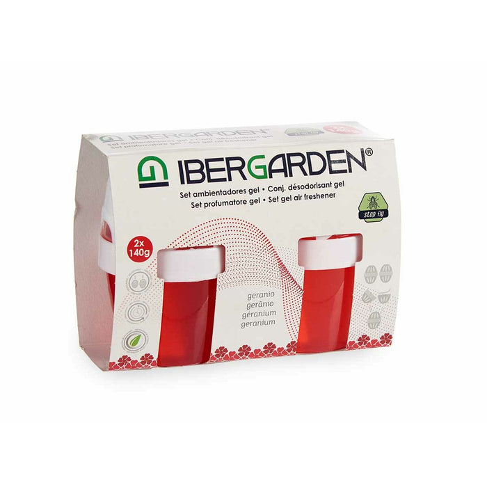 Air Freshener Set Ibergarden Geranium Gel (24 Units)