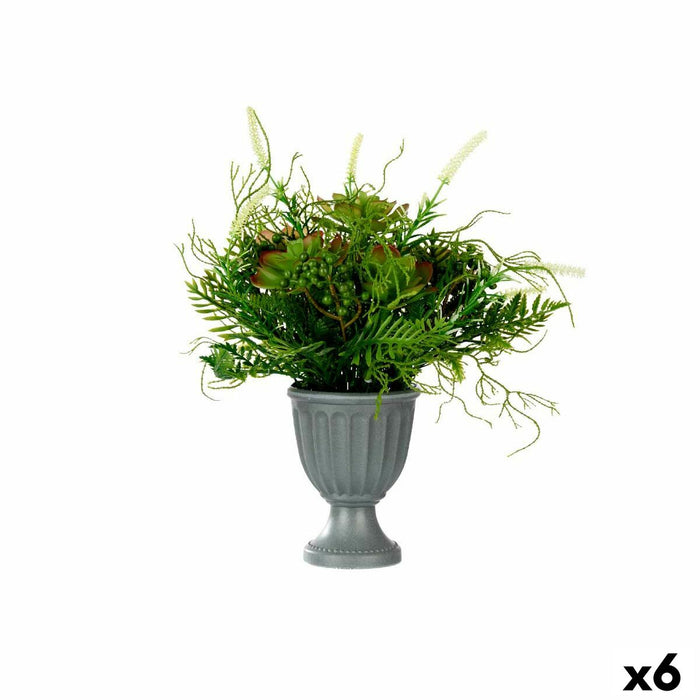 Decorative Plant Ibergarden Plastic Wineglass 21 x 30 x 21 cm 34 x 39,5 x 34 cm (6 Units)