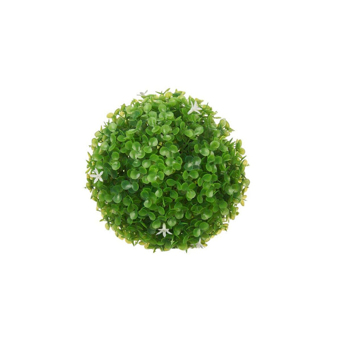 Decorative Plant Ibergarden Plastic Flowers Sheets Ball 17 x 17 x 17 cm (12 Units)