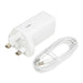 iBOX C-65 White GaN 65W universal charger UK plug - ChargersLAD-SIC<<<Power supplies for phonesLAD<<<ActionPL