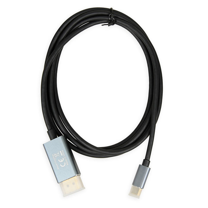 iBox ITVCDP4K video cable adapter 1.8 m USB Type-C DisplayPort Black