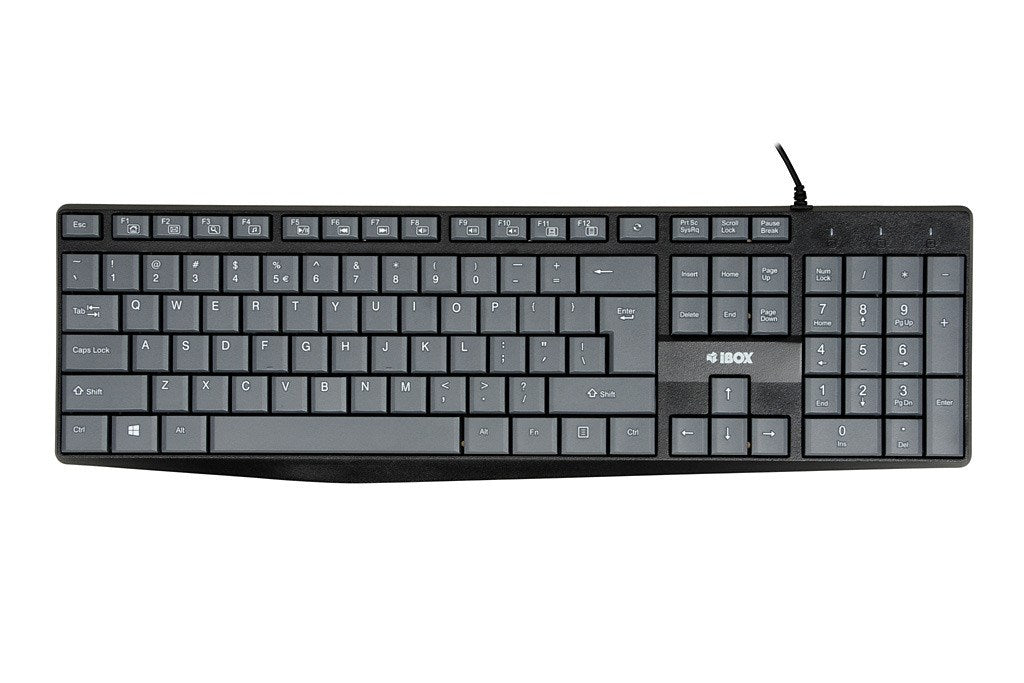 iBOX Eris USB Keyboard, Gray/Black