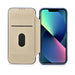 iCarer CE Oil Wax Premium Leather Folio Case Leather Case iPhone 14 Pro Magnetic Flip MagSafe Blue (AKI14220706-BU)