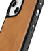 iCarer Leather Oil Wax case for iPhone 14 Pro Max leather cover brown (WMI14220720-TN) - Cell phone cases
