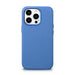 iCarer Litchi Premium Leather Case iPhone 14 Pro Magnetic Leather Case with MagSafe Light Blue (WMI14220710-LB) - Cell