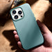 iCarer Litchi Premium Leather Case iPhone 14 Pro Magnetic Leather Case with MagSafe Green (WMI14220710-GN) - Cell phone