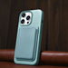 iCarer Litchi Premium Leather Case iPhone 14 Pro Magnetic Leather Case with MagSafe Green (WMI14220710-GN) - Cell phone