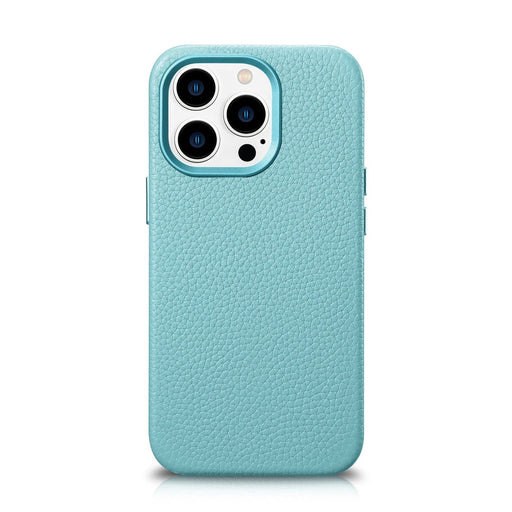 iCarer Litchi Premium Leather Case iPhone 14 Pro Max Magnetic Leather Case with MagSafe Green (WMI14220712-GN) - Cell