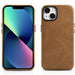 iCarer Oil Wax Premium Leather Case magnetic leather iPhone 14 case with MagSafe brown (WMI14220701-TN) - Cell phone