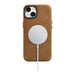 iCarer Oil Wax Premium Leather Case magnetic leather iPhone 14 case with MagSafe brown (WMI14220701-TN) - Cell phone