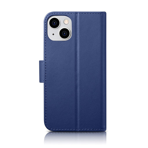 iCarer Wallet Case 2in1 Case iPhone 14 Anti-RFID Leather Flip Case Blue (WMI14220725-BU) - Cell phone cases