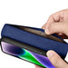 iCarer Wallet Case 2in1 Case iPhone 14 Anti-RFID Leather Flip Case Blue (WMI14220725-BU) - Cell phone cases