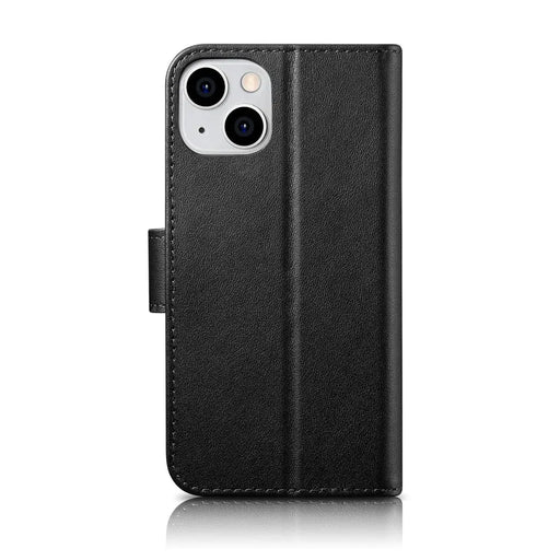 iCarer Wallet Case 2in1 Case iPhone 14 Leather Flip Cover Anti-RFID black (WMI14220725-BK) - Cell phone cases
