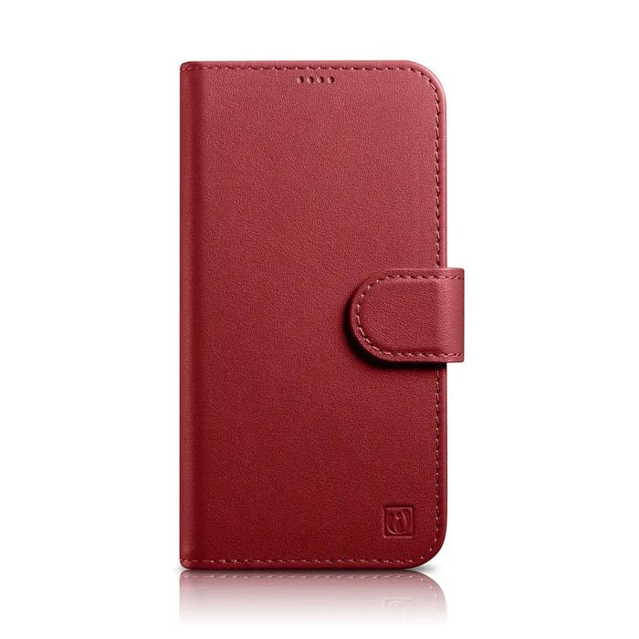 iCarer Wallet Case 2in1 iPhone 14 Pro Leather Flip Case Anti-RFID red (WMI14220726-RD) - Cell phone cases