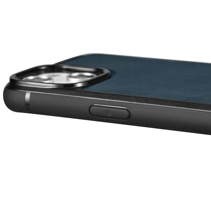 iCarer Leather Oil Wax case for iPhone 14 Pro Max leather case blue (WMI14220720-BU)