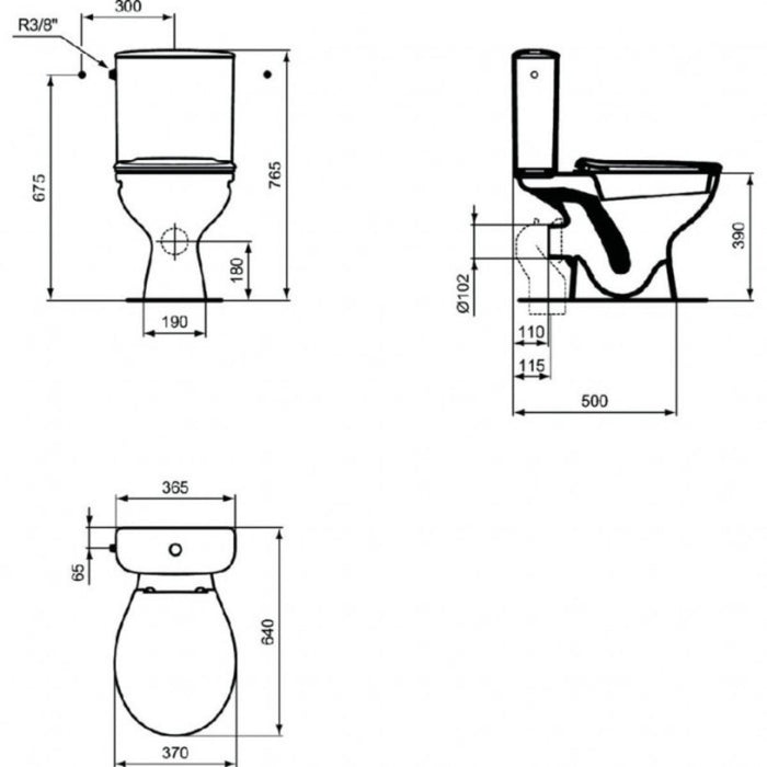 ALPHA IDEALSTANDARD MONOBLOCK W009401