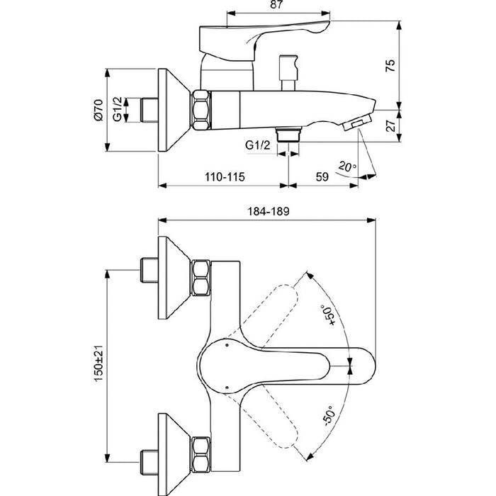 MIXER IDEALSTANDARD ALPHA