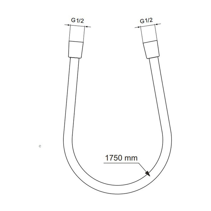 HOSE IDEALSTANDARD IDEALFLEX 1750 BE175AA