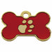Identification plate for collar Imarc Bone Red Golden - Домашни Животни<<<Дом Градина<<<BigBuy&&&Пътуване и