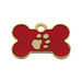 Identification plate for collar Imarc Bone Red Golden - Домашни Животни<<<Дом Градина<<<BigBuy&&&Пътуване и