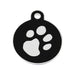 Identification plate for collar Imarc Circle Black Silver - Домашни Животни<<<Дом Градина<<<BigBuy&&&Пътуване и